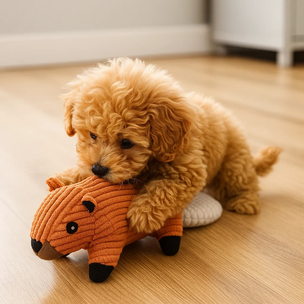 Hundleksak Pluffig Squeaky Tuggedyr Carvallo