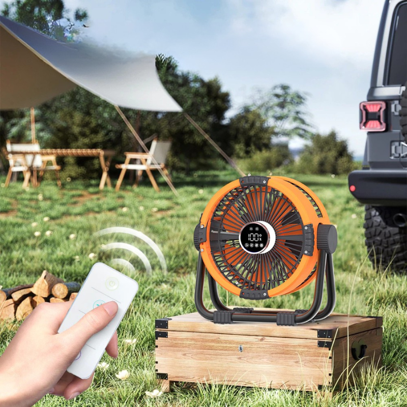 BreezeMate – Uppladdningsbar bärbar bordsfläkt MILA Sverige