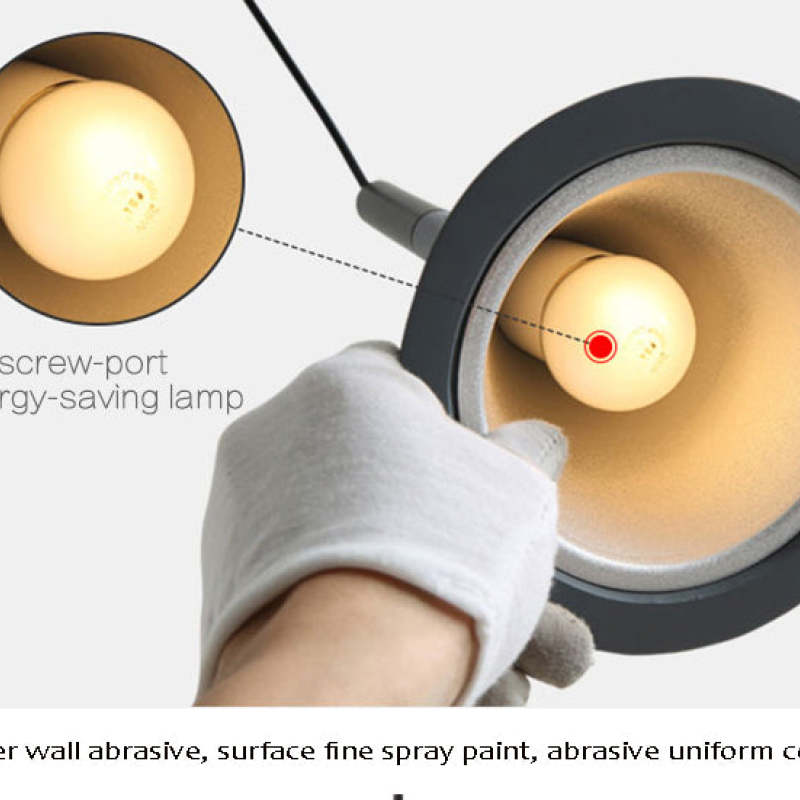 TriLuxe Modern Trekantig LED Taklampa Carvallo