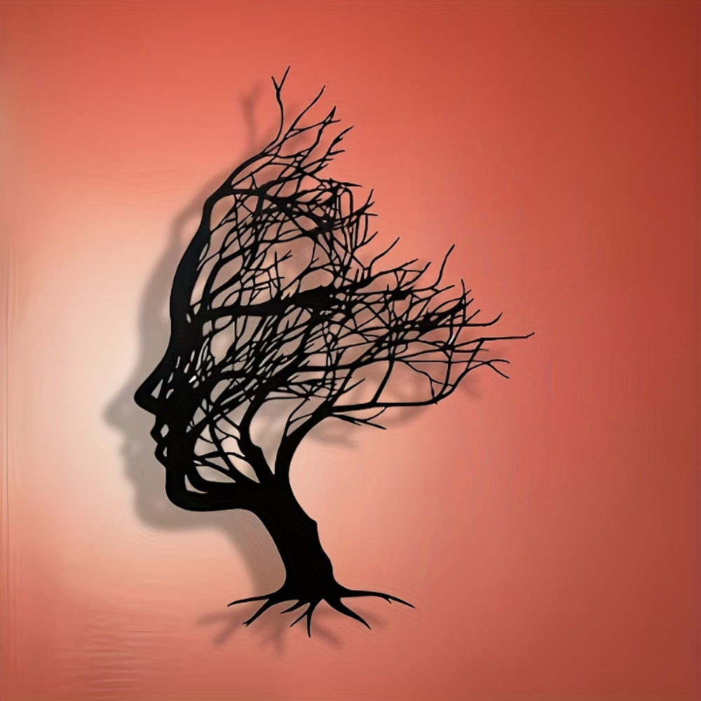 Boomtak Kvinna Ansiktsdekoration - Elegans och Konst i Ditt Hem Carvallo