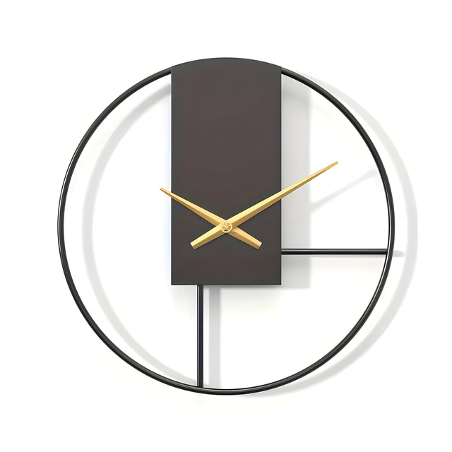 AurumQuiet Uhr - Minimalistische Lautlose Wanduhr Carvallo