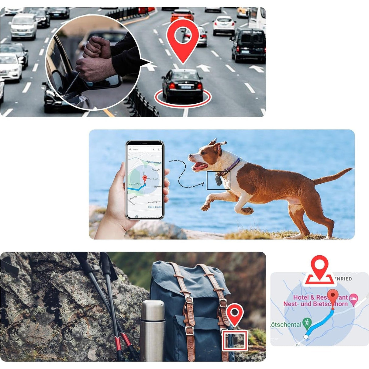 GPS Tracker Mini Magnetisk Bil Locator Carvallo