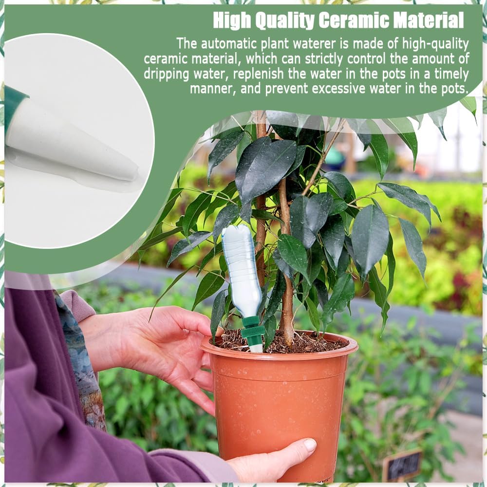 Självvattnande spetsar för växter – Automatiska droppspetsar för flaskor Carvallo