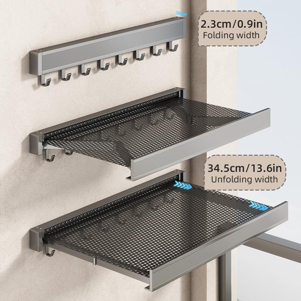 Carvallo – Mer plats genom hopfällbart torkande Carvallo