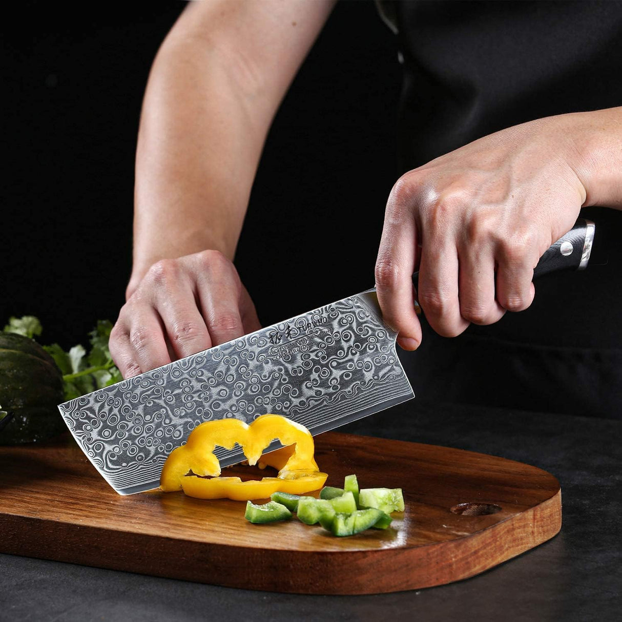 Kökskniv Stål Grönsaks Hackverktyg Carvallo