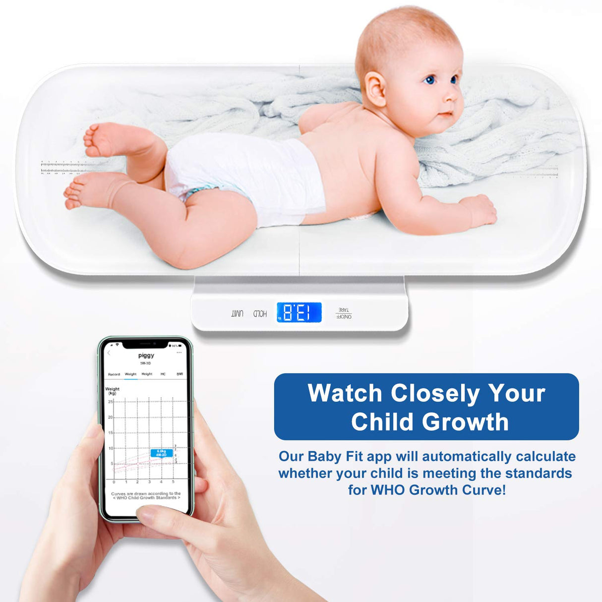 Baby scale with digital screen Carvallo