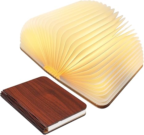 Trä Förhäxad Bok Lampa Carvallo