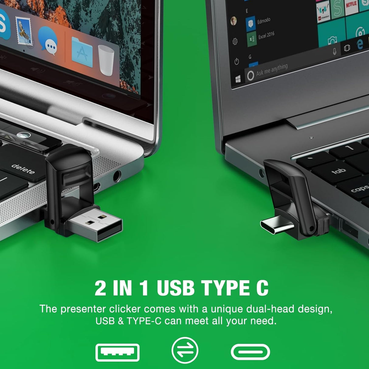 Presentation Remote Trådlös USB Laser Klicker Carvallo