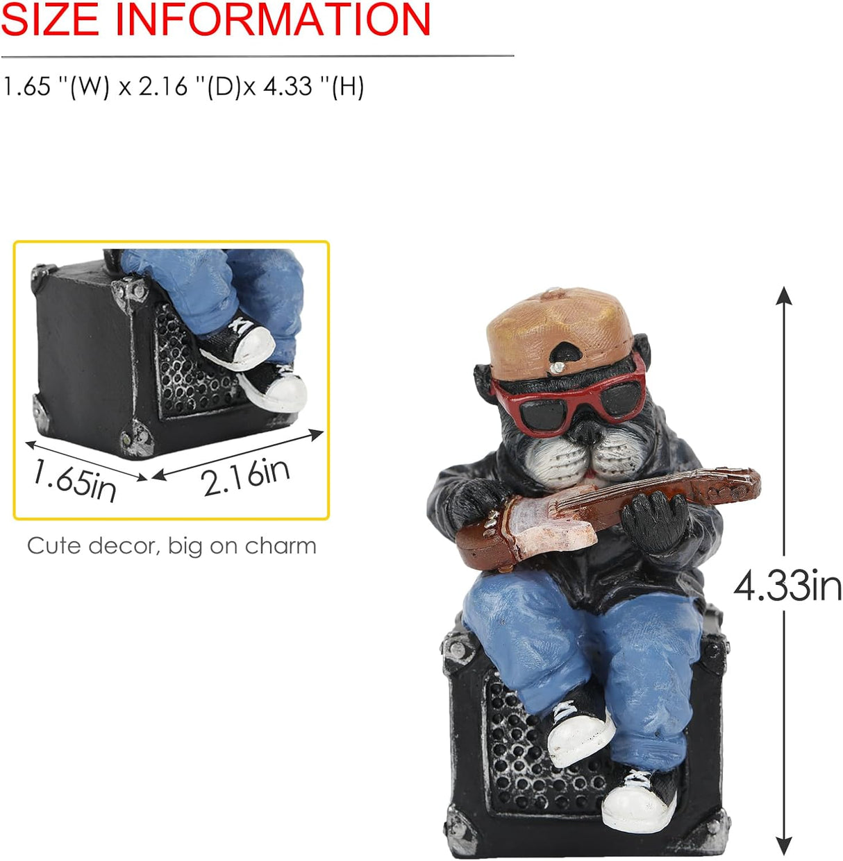 Nyckfull minidekoration för uteplats, gräsmatta och älvträdgård MILA Sverige