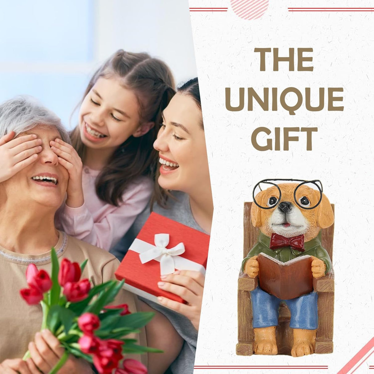 Nyckfull minidekoration för uteplats, gräsmatta och älvträdgård MILA Sverige