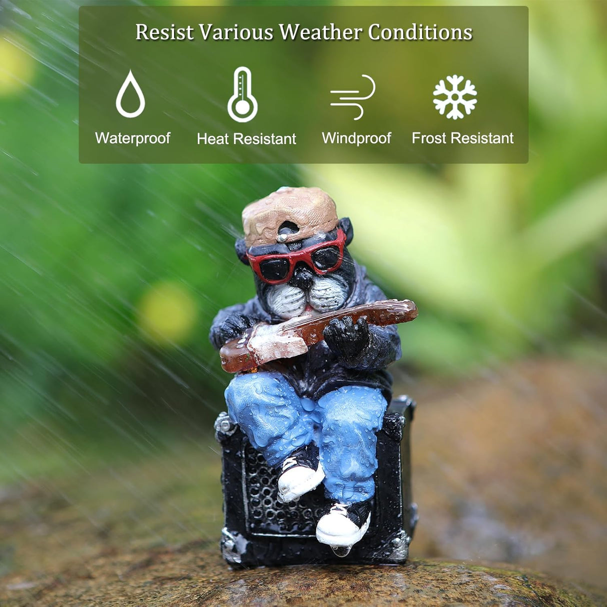 Nyckfull minidekoration för uteplats, gräsmatta och älvträdgård MILA Sverige