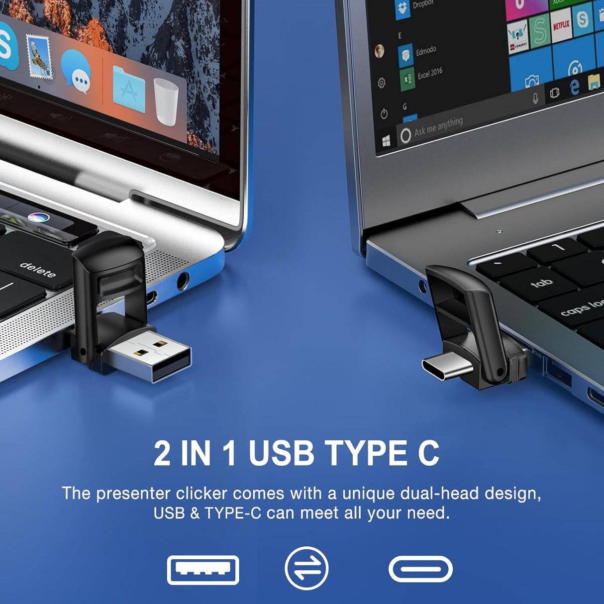 Presentation Remote Trådlös USB Laser Klicker Carvallo