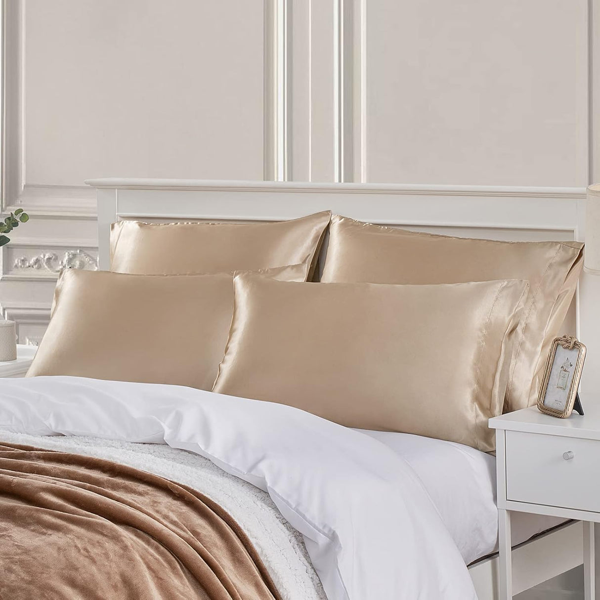 Satinörngott Silkeslen Mjuk Hudvänlig Set Carvallo