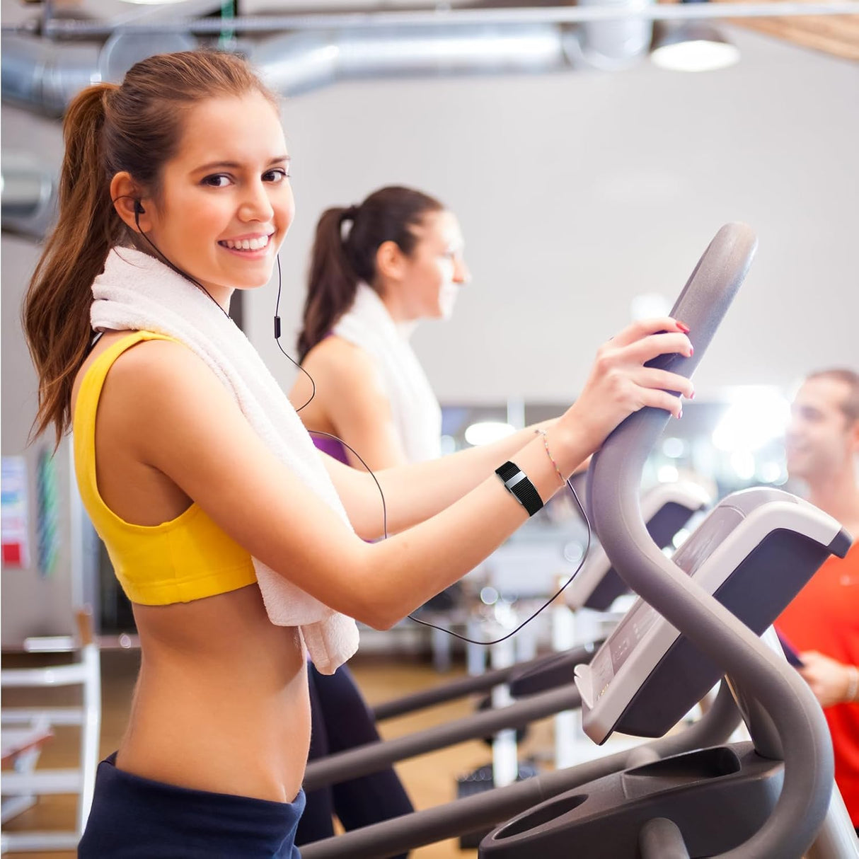 Fitness Tracker Klocka Vattentålig Pulsmonitor Carvallo