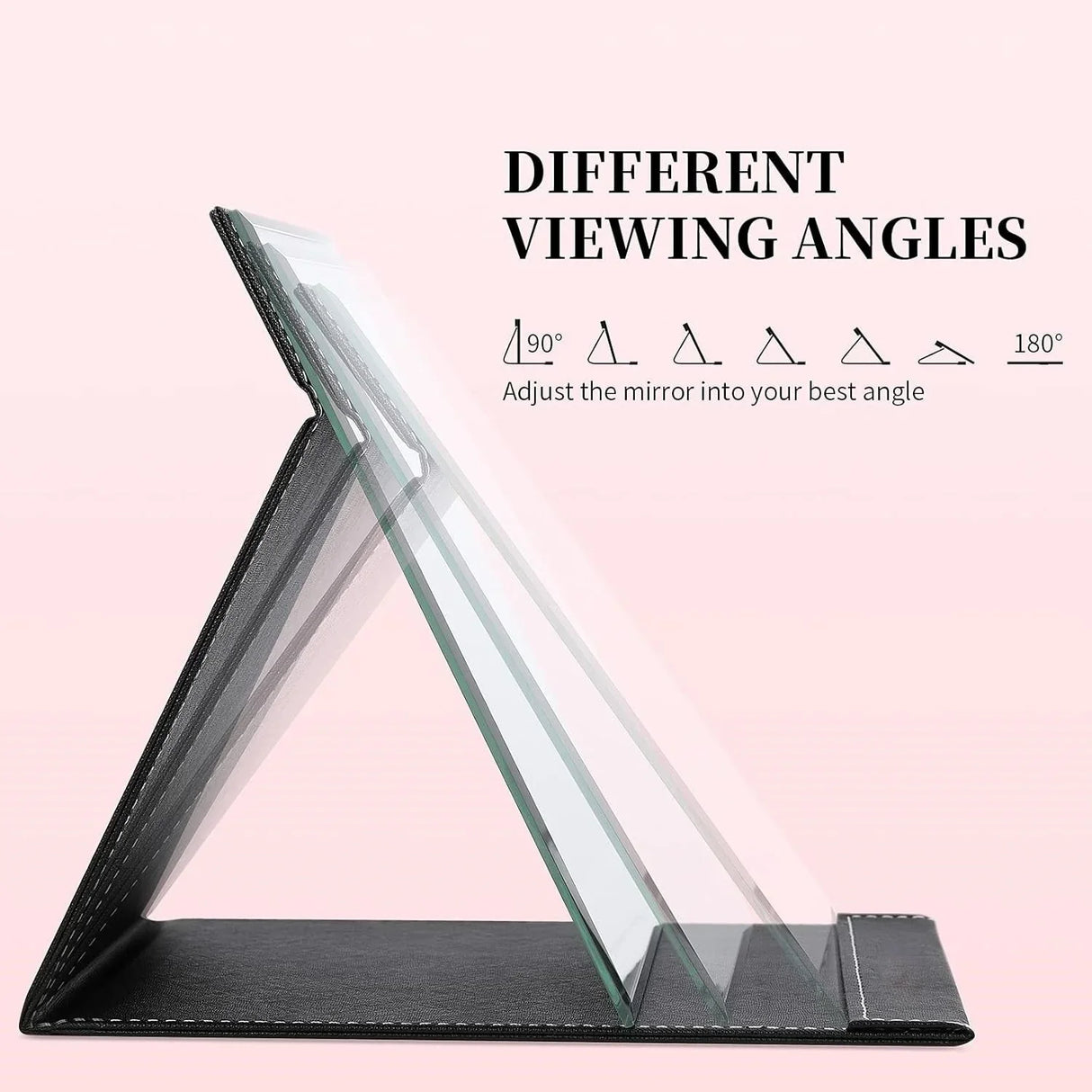 Kompakt sminkspegel med stativ Carvallo