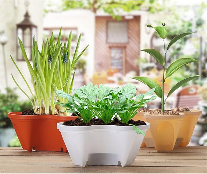 Stapelbar växttorn för örter och grönsaker – Vertikala trädgårdsväxtbehållare för inomhus och utomhus Carvallo