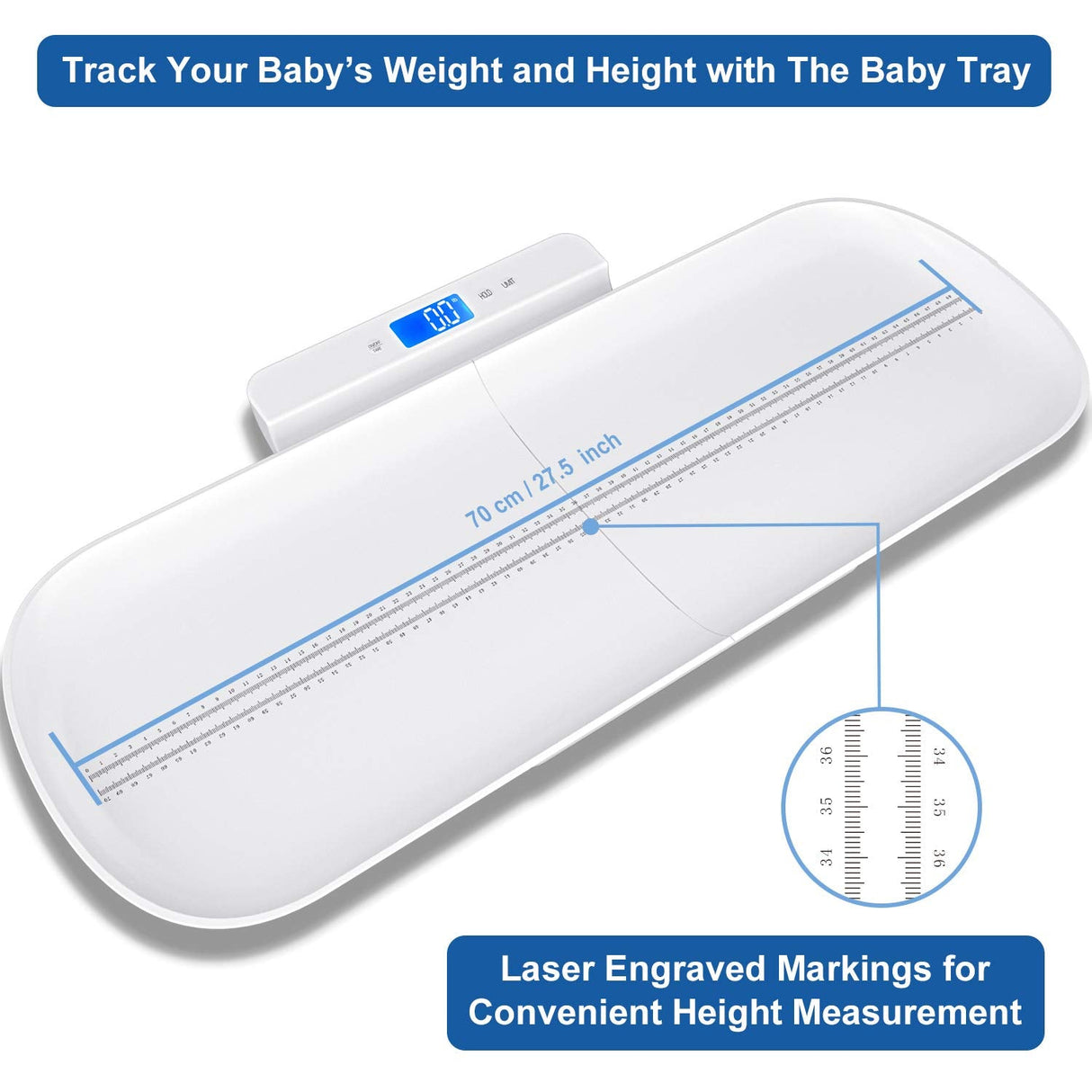 Baby scale with digital screen Carvallo