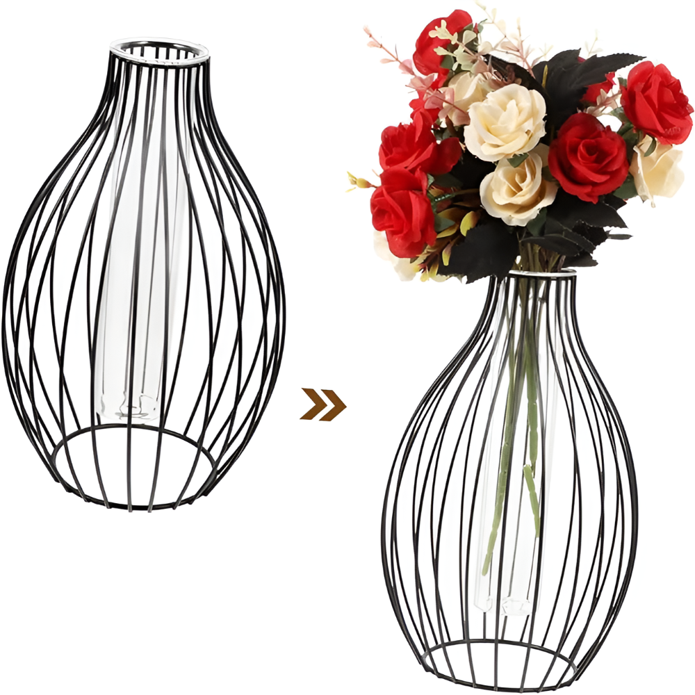 Snygg metallramvägg Carvallo