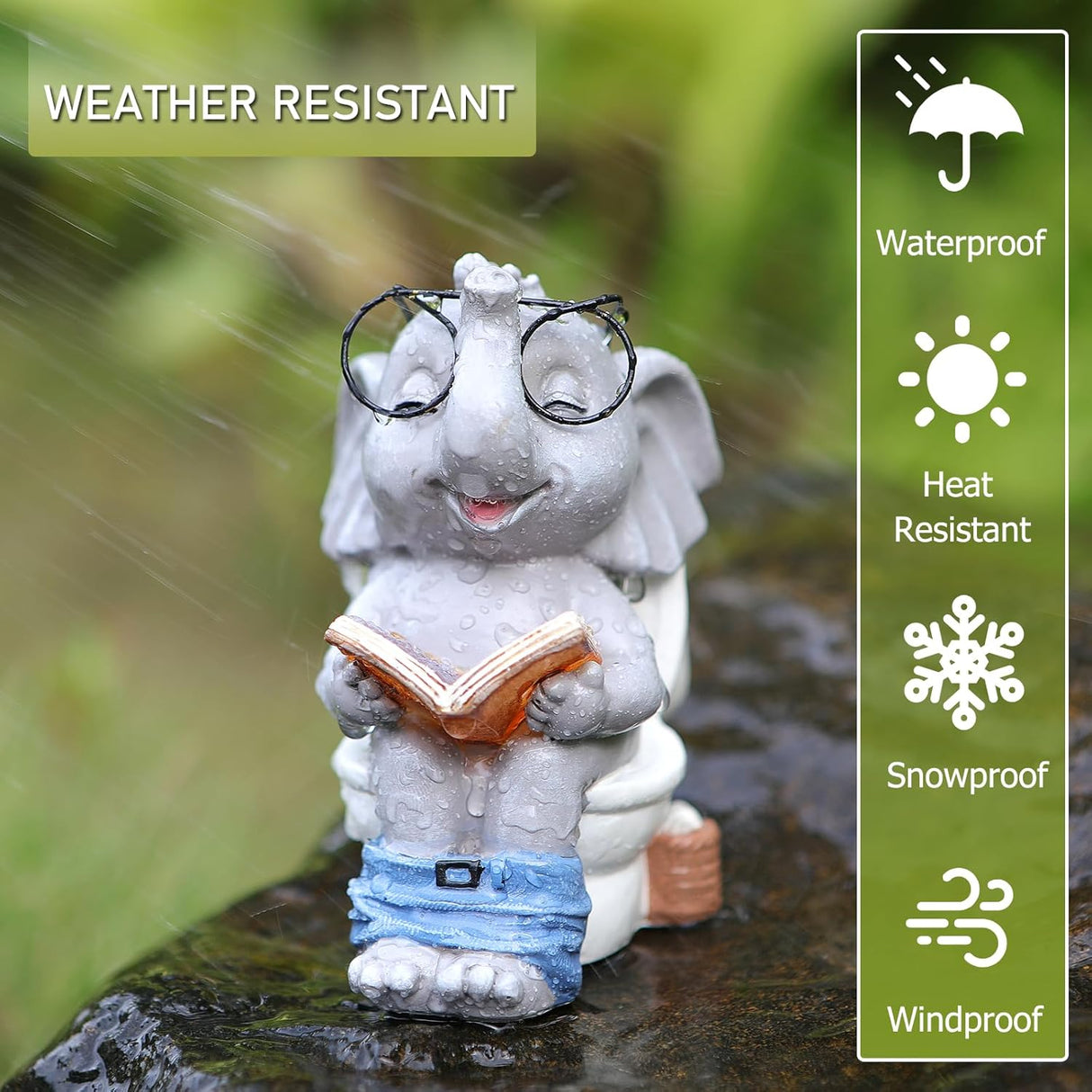 Nyckfull minidekoration för uteplats, gräsmatta och älvträdgård MILA Sverige