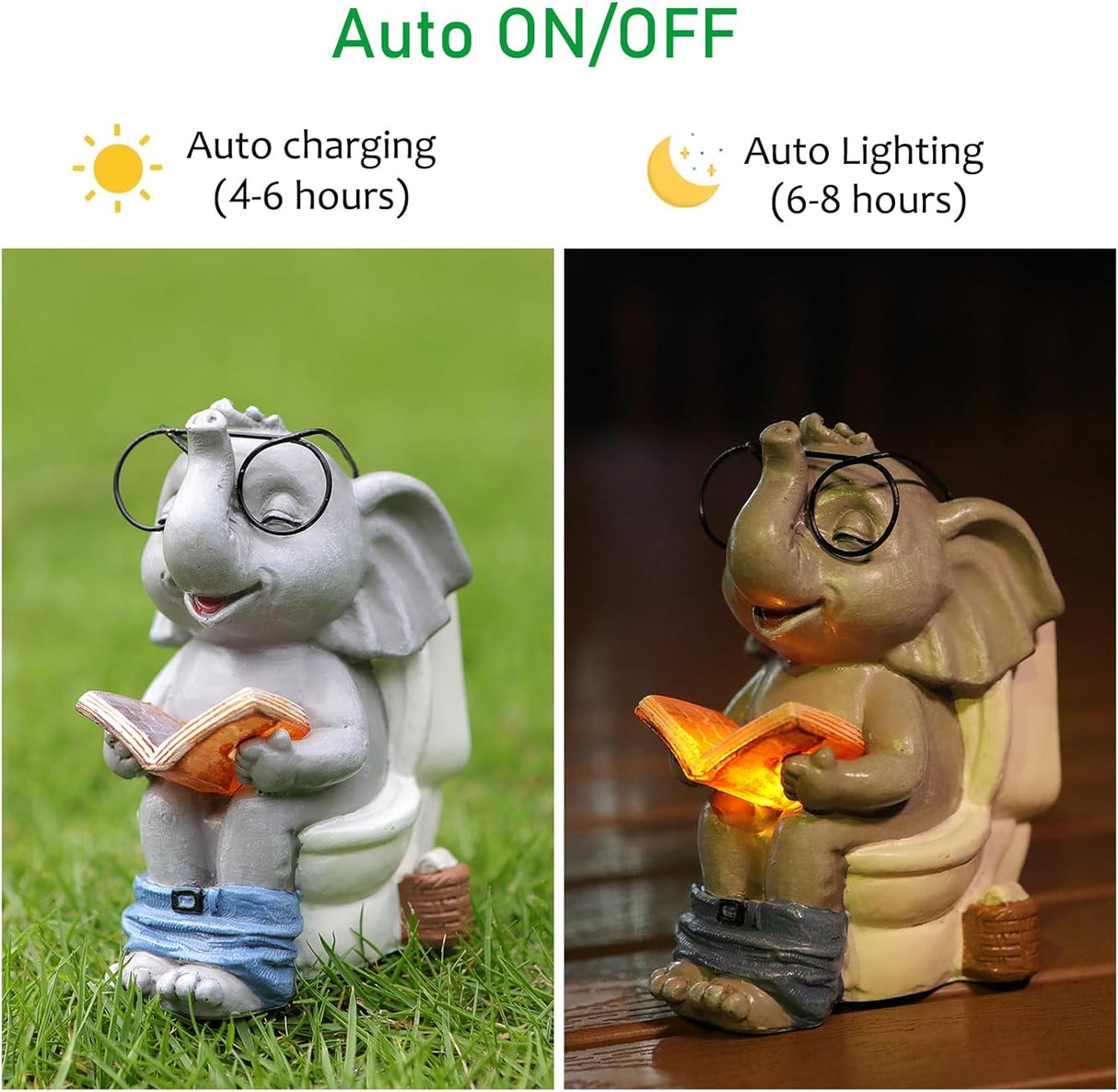 Nyckfull minidekoration för uteplats, gräsmatta och älvträdgård MILA Sverige