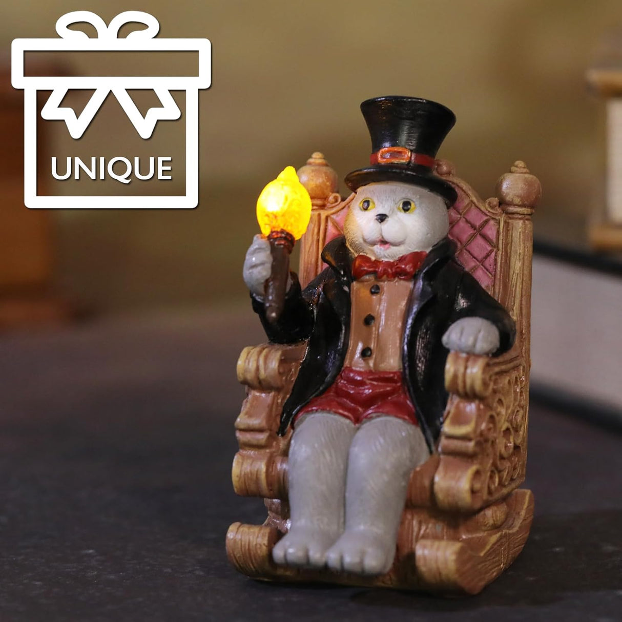 Nyckfull minidekoration för uteplats, gräsmatta och älvträdgård MILA Sverige