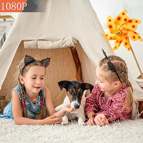 Carvallo Övervakningskamera SecureView Mini | 1080P Full HD | Väderbeständig & Trådlös | App-styrning & Nattseende Carvallo