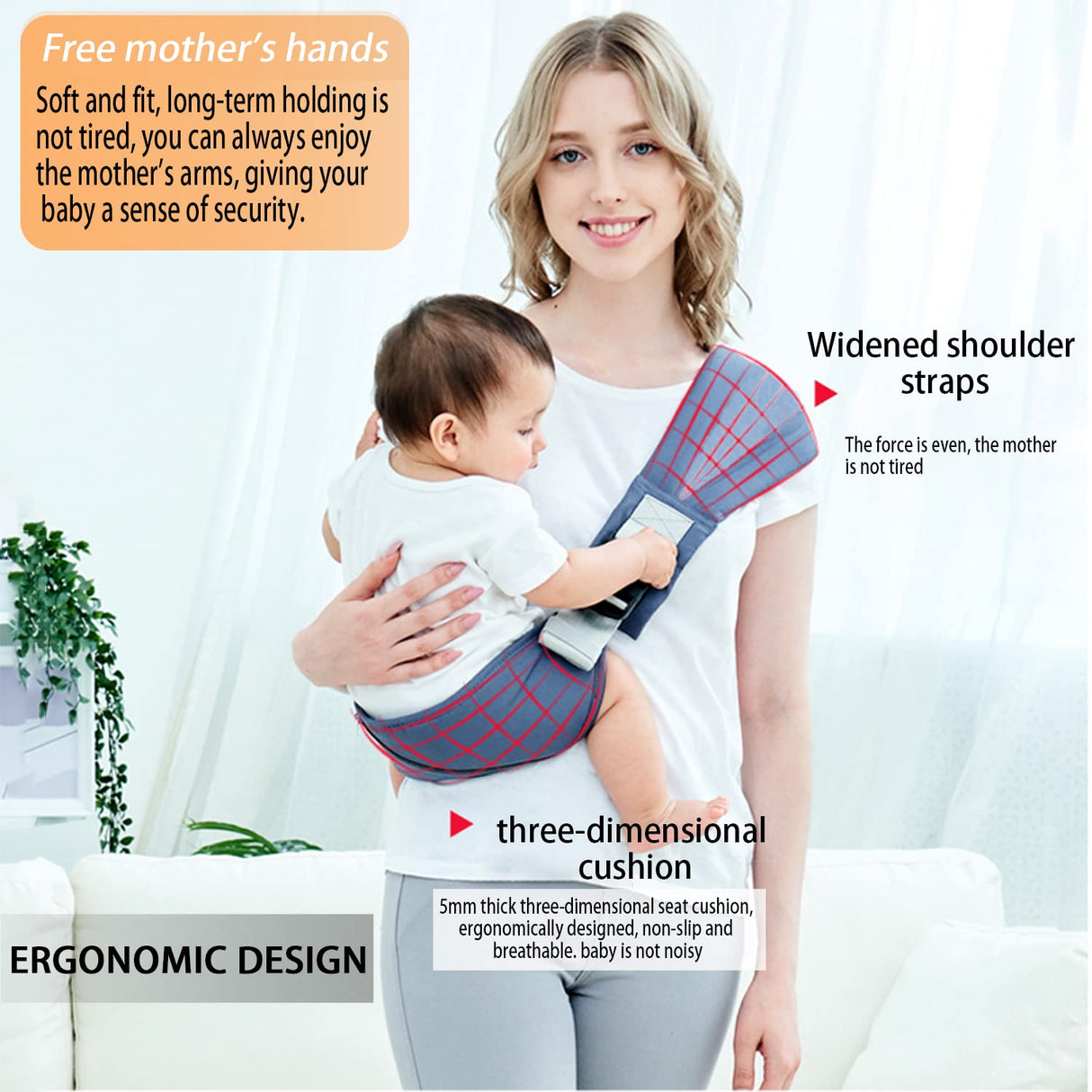 Ergonomisk Bärsele Barnsele upp till 20kg-Barn-BB-Hemnix