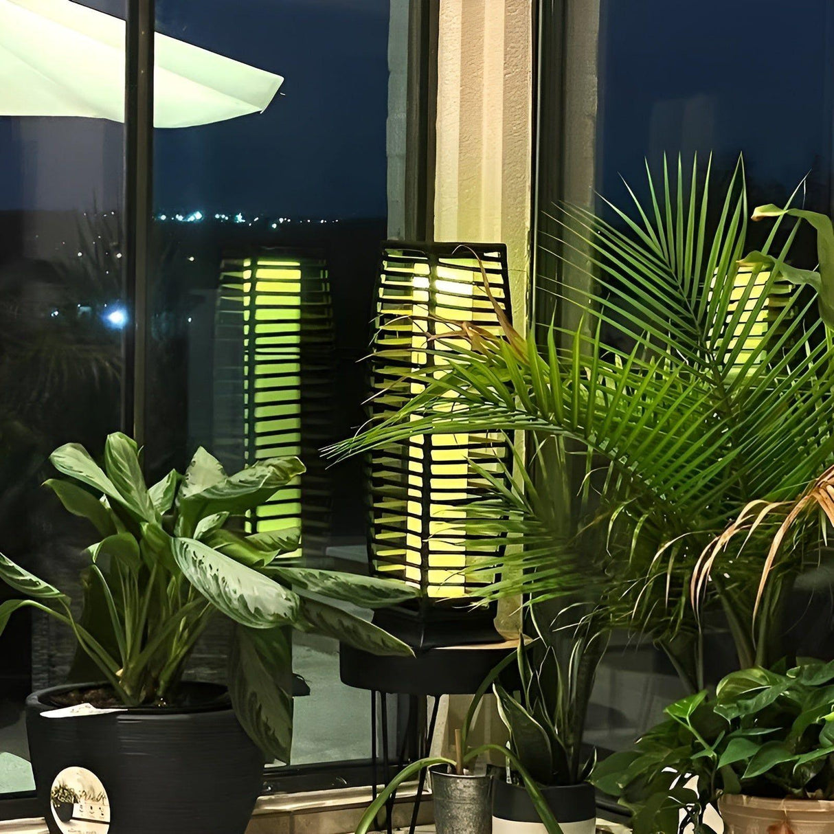 OutdoorShimmer Light - Mångsidig Solcells Utomhus Golvlampa Carvallo