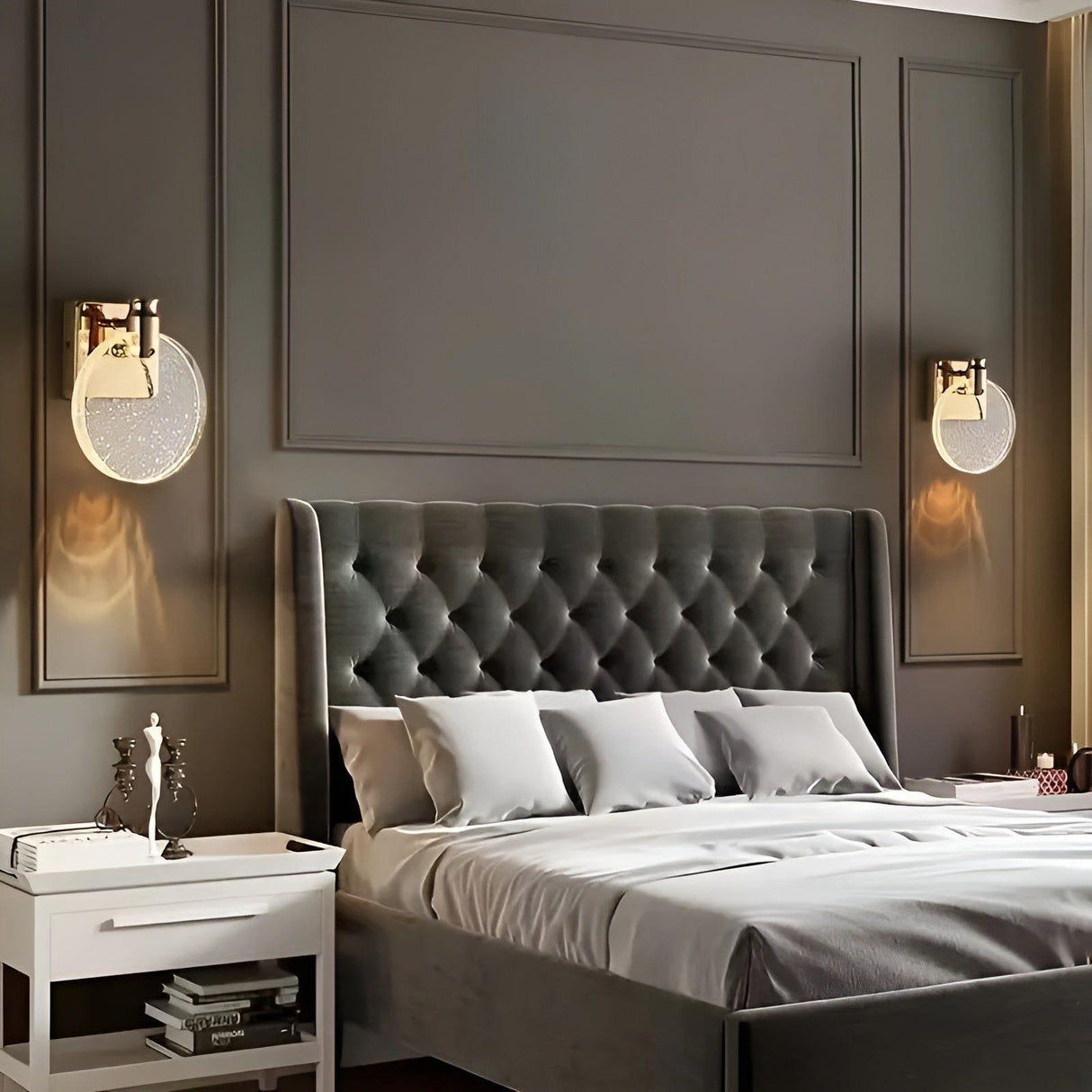 RadianceCrystal Light – Justerbar Lyxig Kristall Vägglampa Carvallo