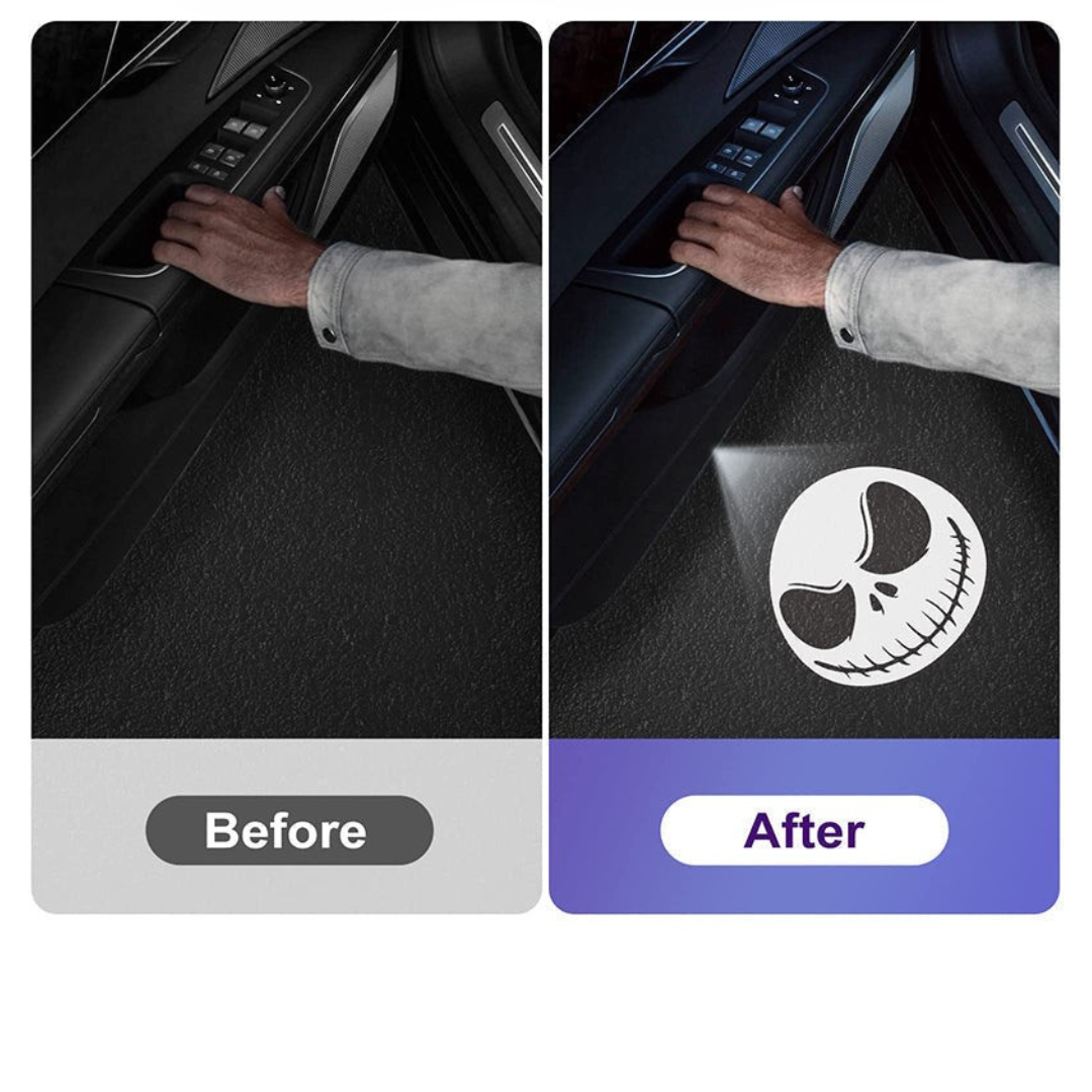 Bil Dörr LED Logotyp Projektor Lampor Carvallo