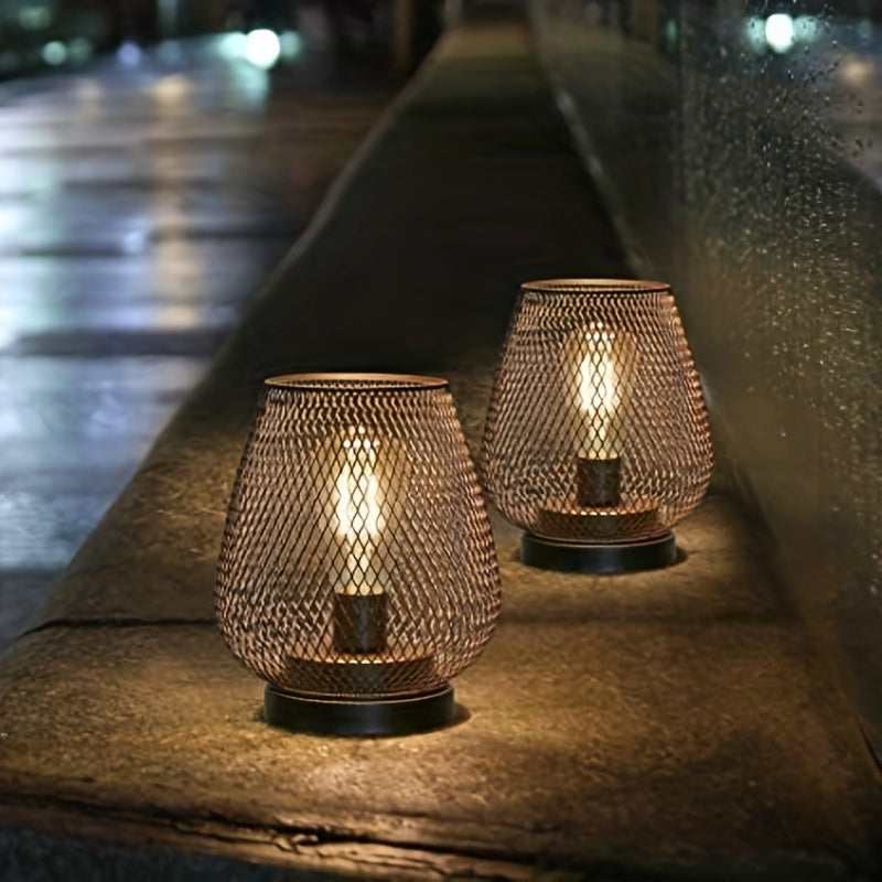 RusticMesh Bordslampa Set – Industriell Stil och Atmosfärisk Belysning Carvallo