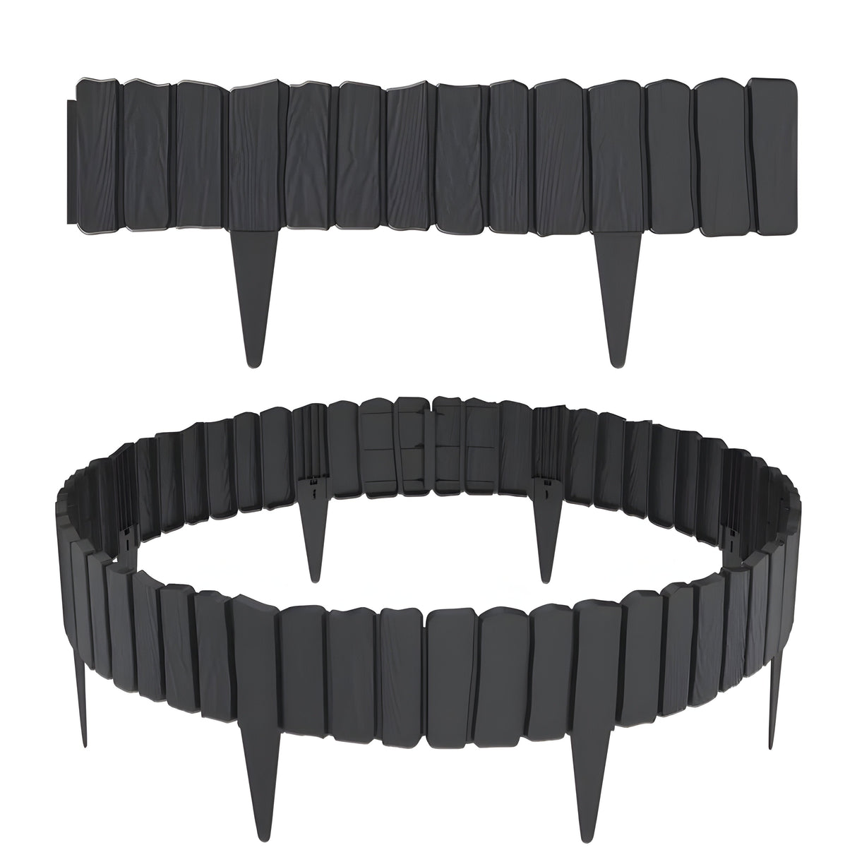 TerraEdge - Gräskanter Plast med Pålar Carvallo