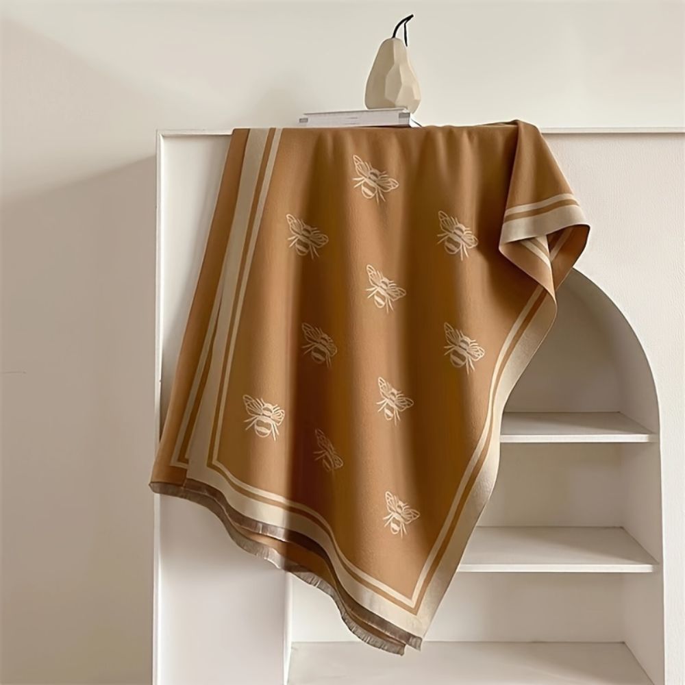 Nuvia Bee Mönster Vinter Halsduk Carvallo