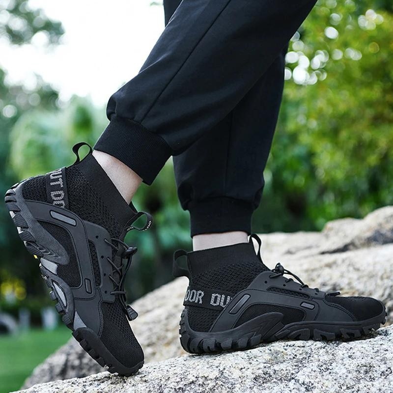 Halkfria Aqua Sneakers för män-Hemnix-Hemnix