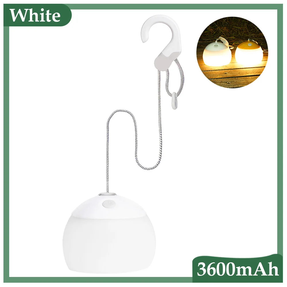 Retro LED Campinglampa - Uppladdningsbart USB-ljus Carvallo