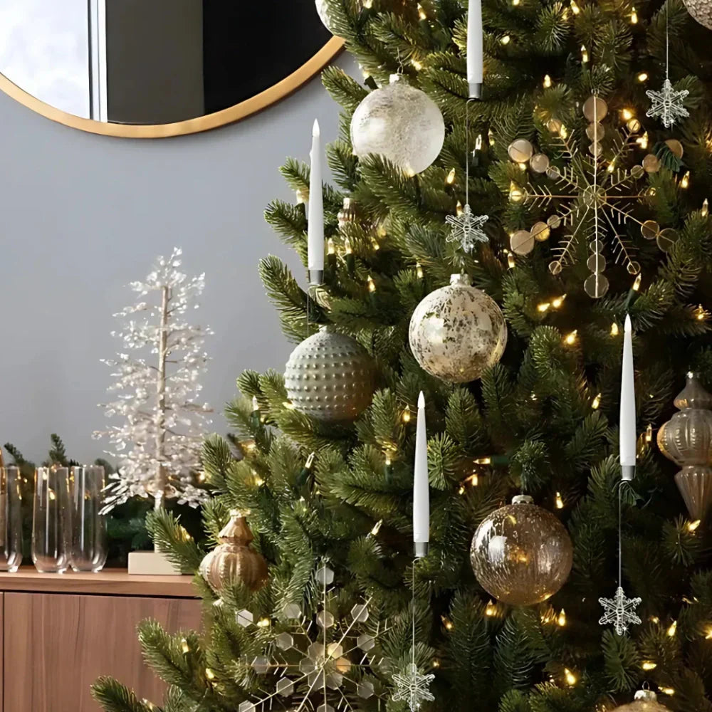 Julgransbelysning med fladdrande LED-ljus Carvallo