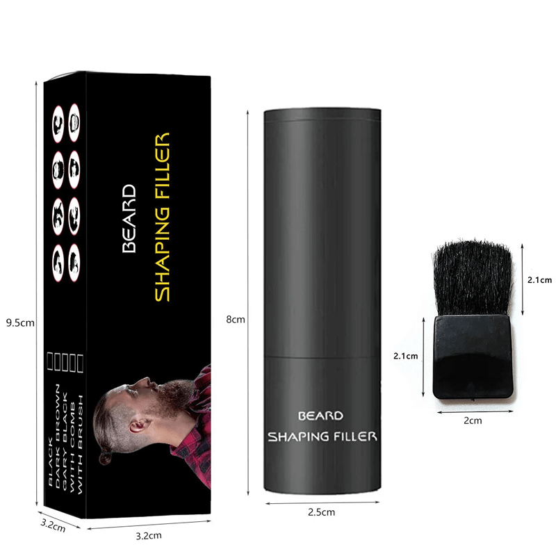 Skägg & hårfyllningspenna med Borste-Personligt-BB-Hemnix