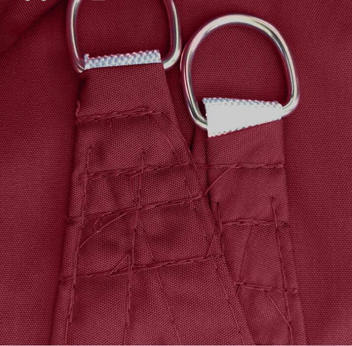 Rektangulärt solskydd – UV-beständigt solskyddssegel med rep Carvallo