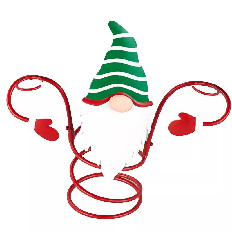 Festliga Cheers Vin glas hållare – Tomte & Snögubbe design för festliga bord Carvallo