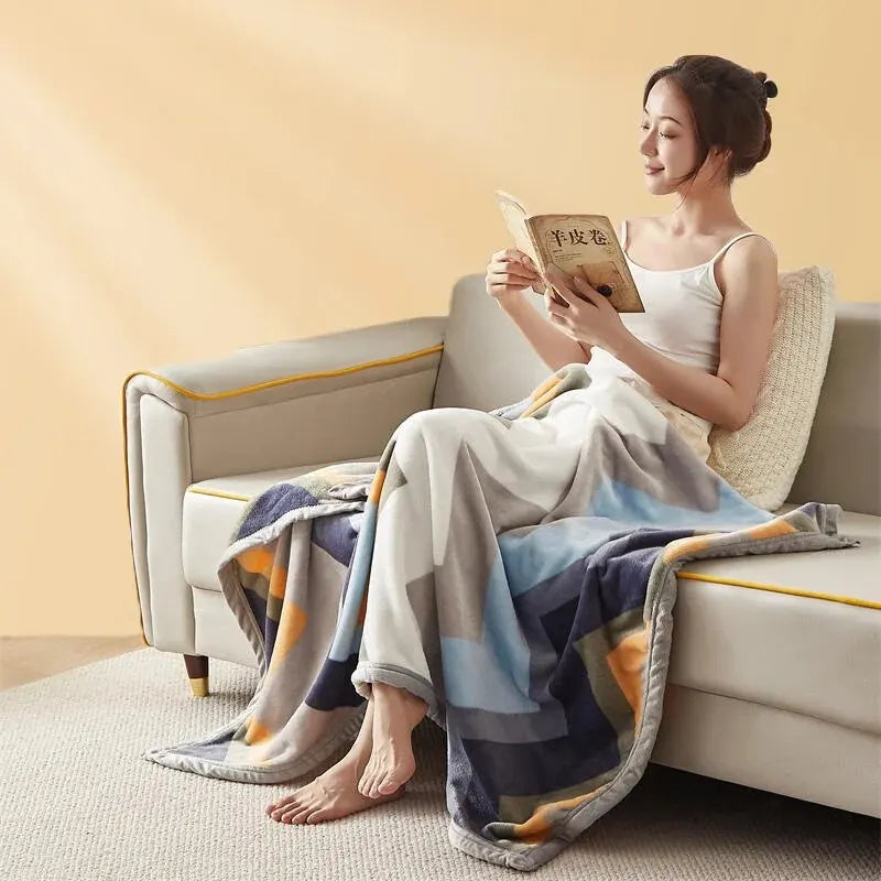 Mysig flanellfilt Carvallo