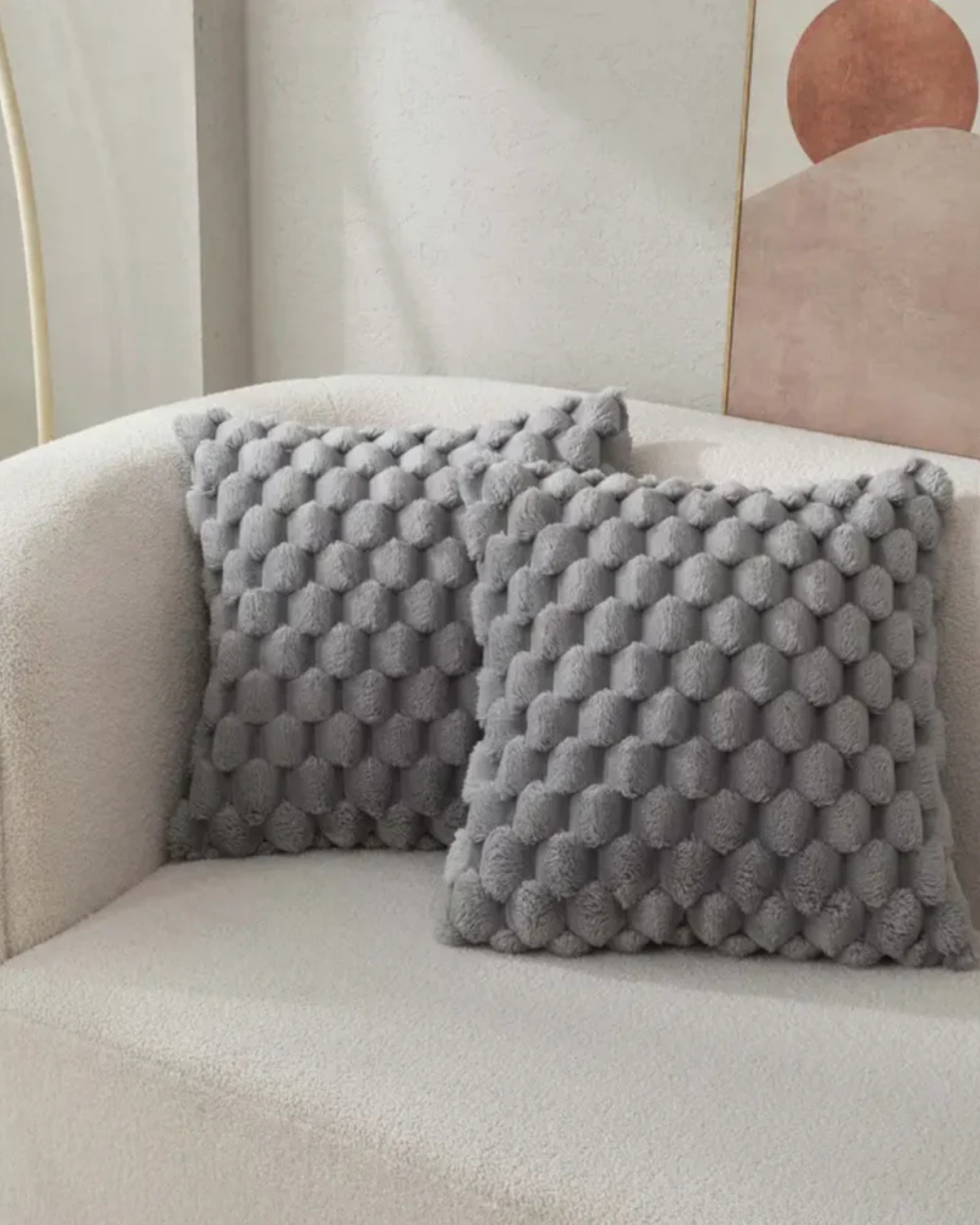 Carvallo – Lyxig Plysch Dekorativ Kudde med Lush Textur för Elegant Komfort Carvallo