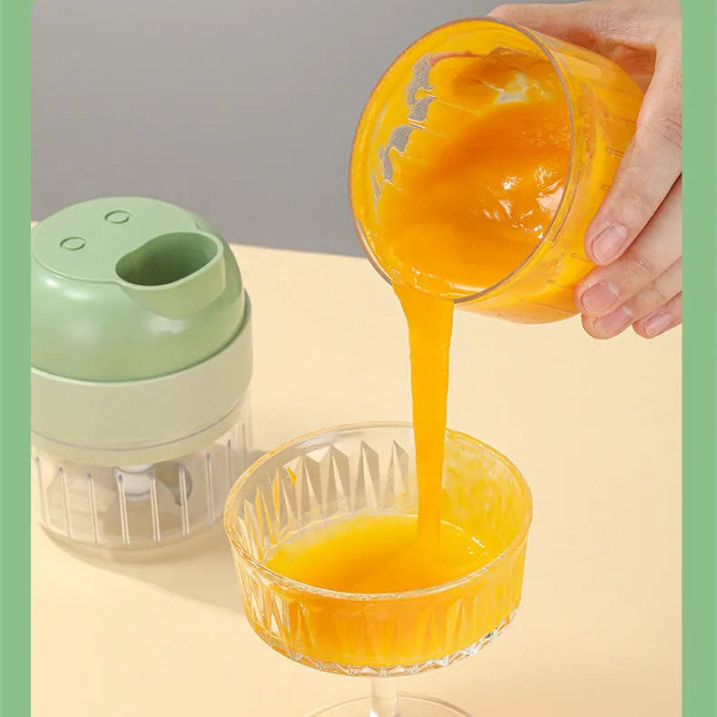 QuickChop – Kompakt manuell kökshackare med enkel betjäning och klar behållare Carvallo