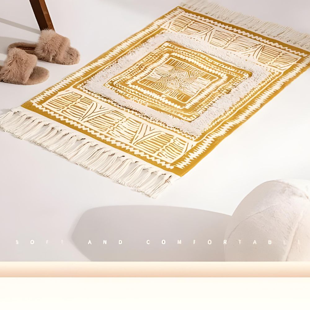 Lustre Fringe Bohemisk Matta Carvallo