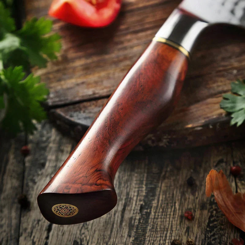 Master Series Slicing Knife – 73 lagers Pulverdamaskus Kockkniv för Skivning & Precision Hemnix