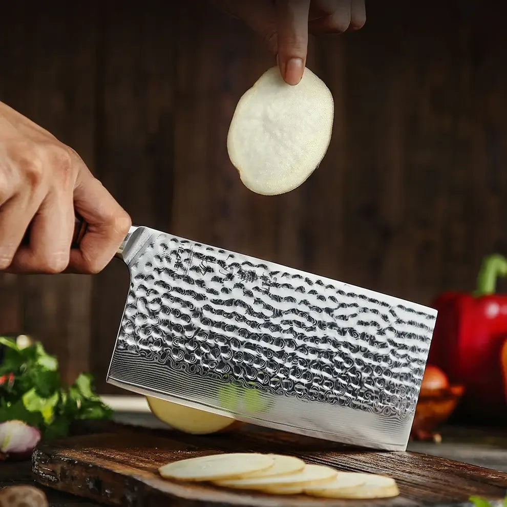 Master Series Slicing Knife – 73 lagers Pulverdamaskus Kockkniv för Skivning & Precision Hemnix