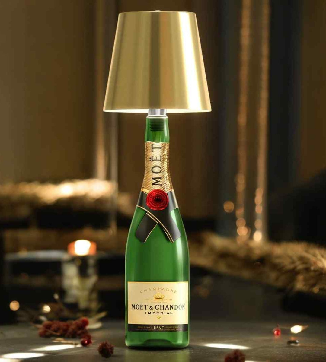 GlowCarafe – Konstnärlig flaskbordslampa Carvallo