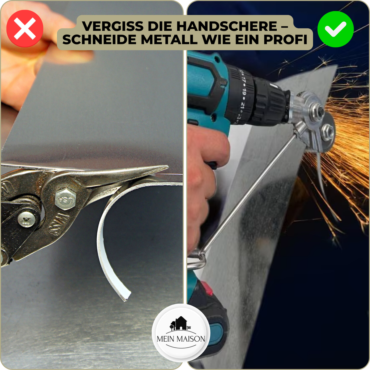 MetalCutPro™ – Snabb, ren klippning av plåt gjort enkelt Carvallo