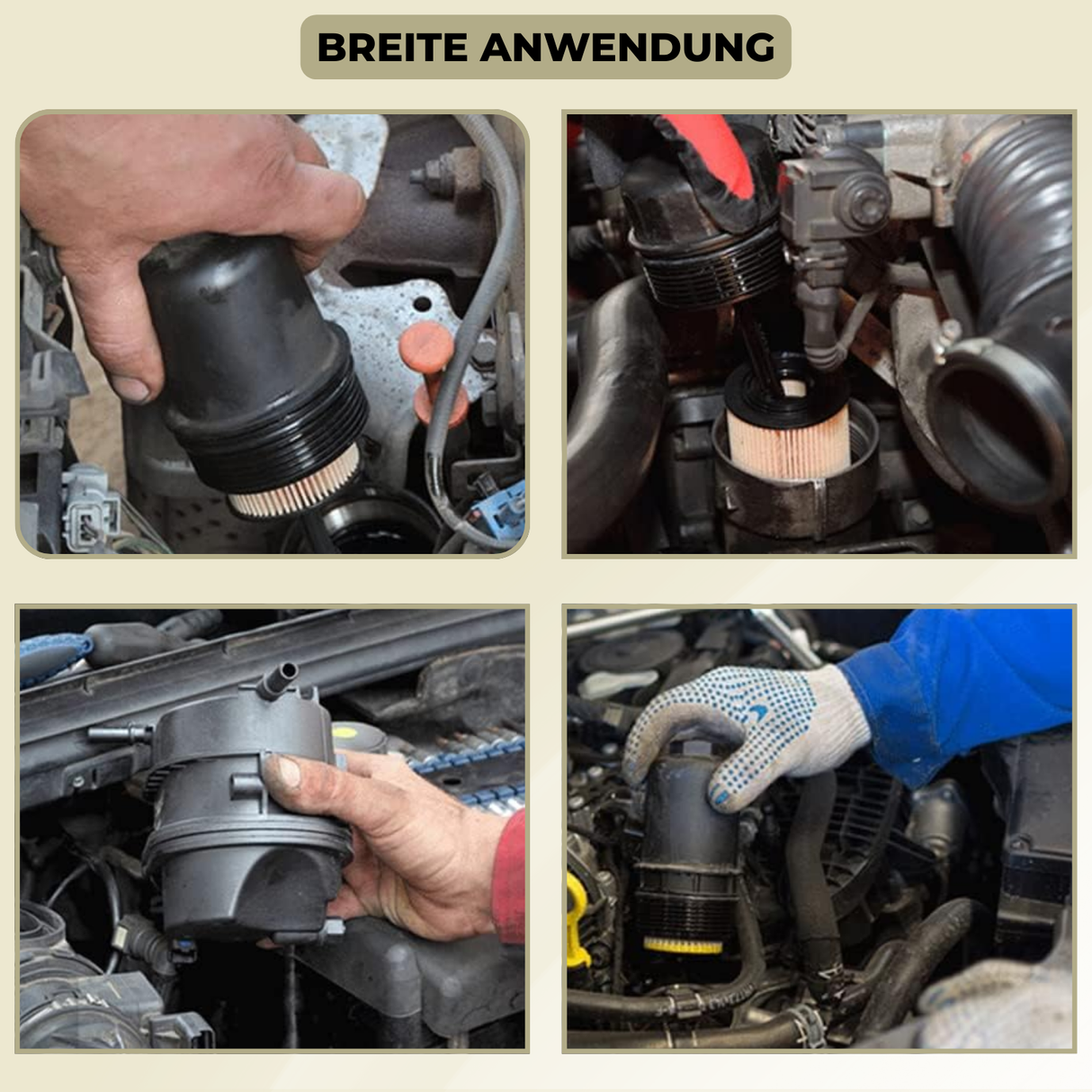 PowerGrip™ – Den justerbara oljefiltertången med maximalt grepp Carvallo