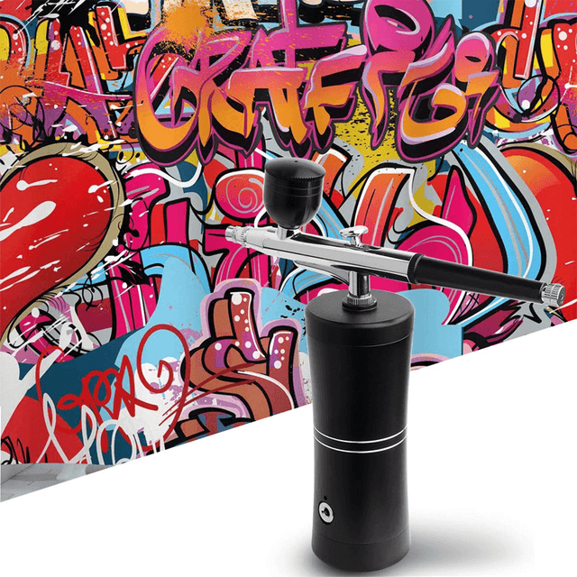 Trådlös Airbrush med Dubbelverkande Spraypistol-Personligt-BB-Hemnix