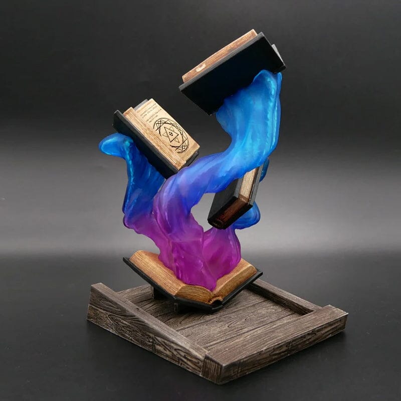 MystiCraft – Flytande öppna böcker med virvlande ånga för en magisk skärm Carvallo